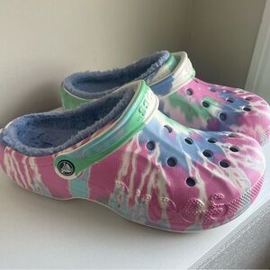 Colorful Clogs with Fuzzy Lining